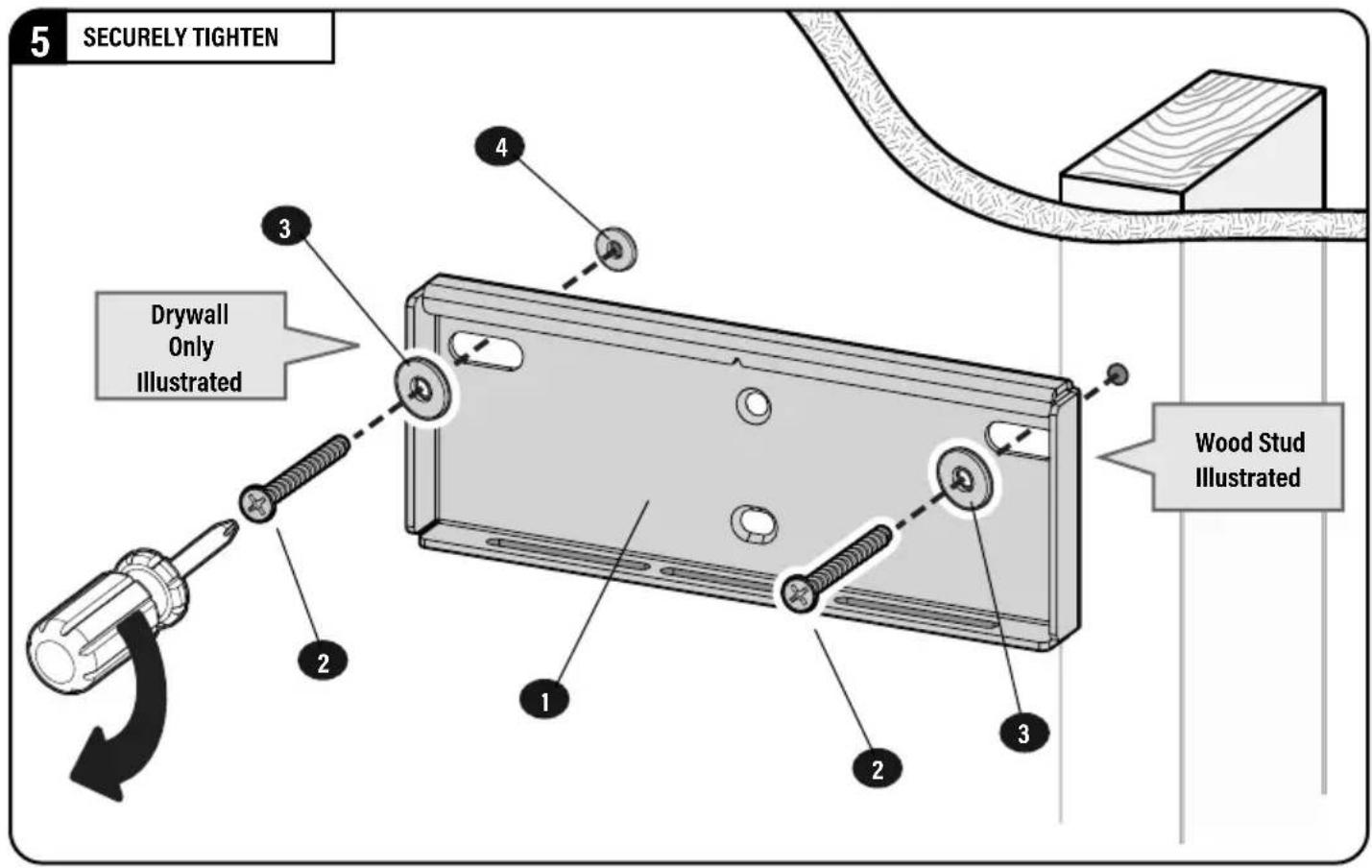 SANUS WSBWM1 - DRILL DRYWALL - 5