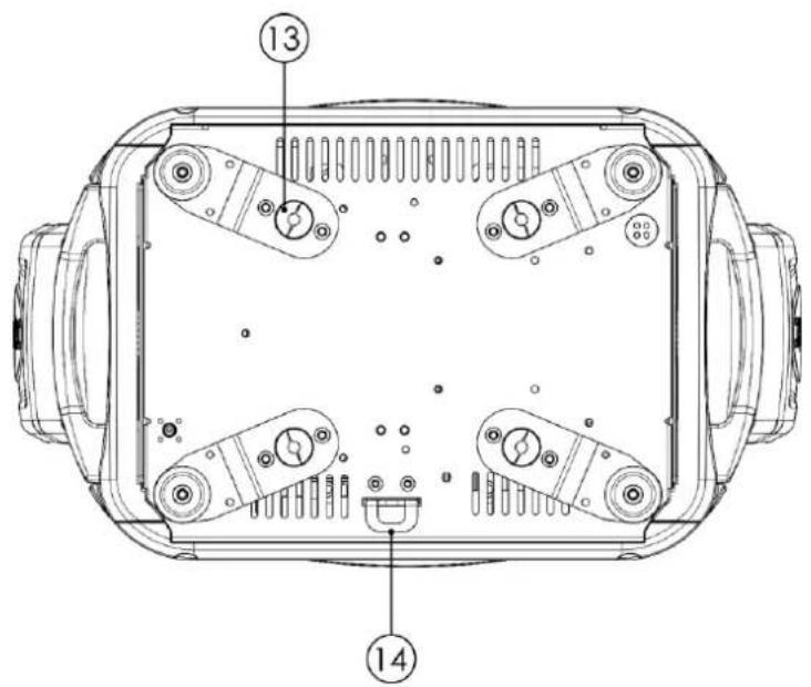 Showtec Phantom 250 Spot - Plaque de base - 1