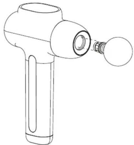 Prixton MGF300 - UTILIZZO/SOSTITUZIONE DEGLI ACCESSORI DELLA TESTINA - 1