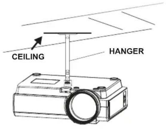 Prixton Lumière - Placer le projecteur au plafond: - 1