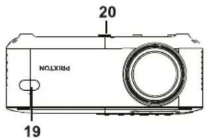 Prixton Lumière - Controls of projector - 4