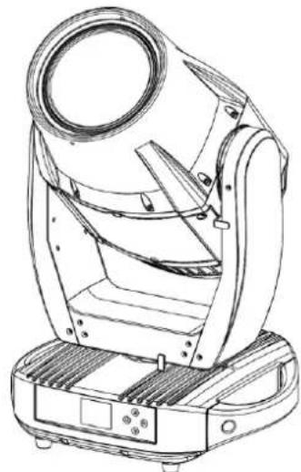 Showtec Polar 300 Hybrid - Procedure: - 1
