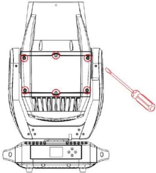 Showtec Polar 300 Hybrid - Procedure: - 1