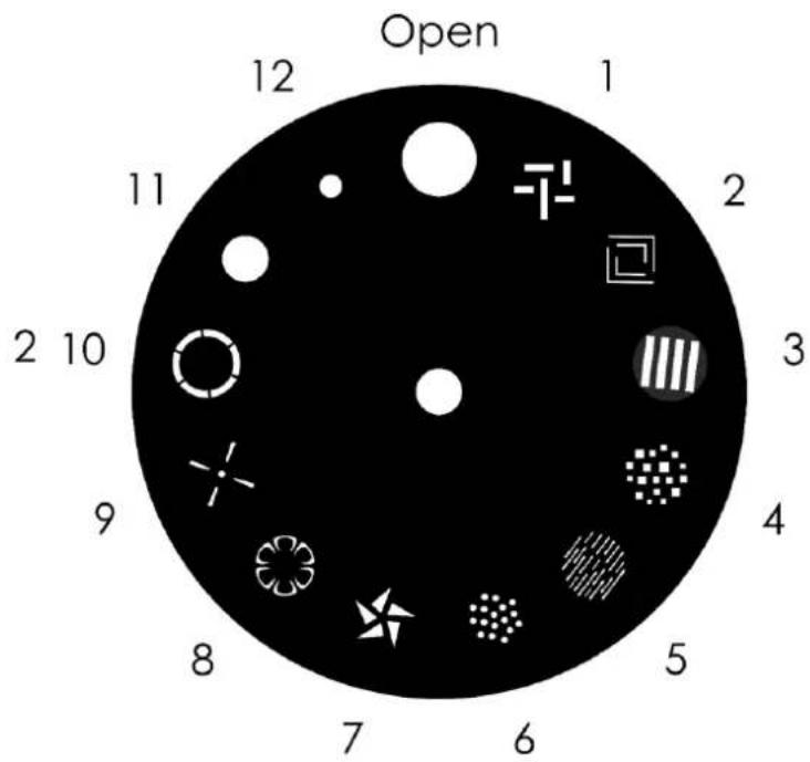 Showtec Polar 300 Hybrid - Orientation du gobo en verre - 4