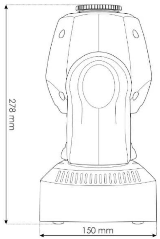 Showtec Kanjo Spot 10 - Pas de réponse du DMX - 3