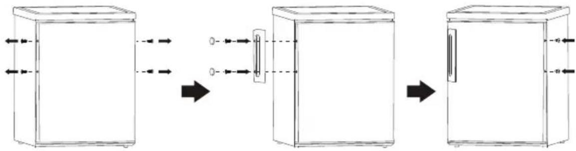 HOOVER HOOHS58EWK - Oven käännettävyys - 3