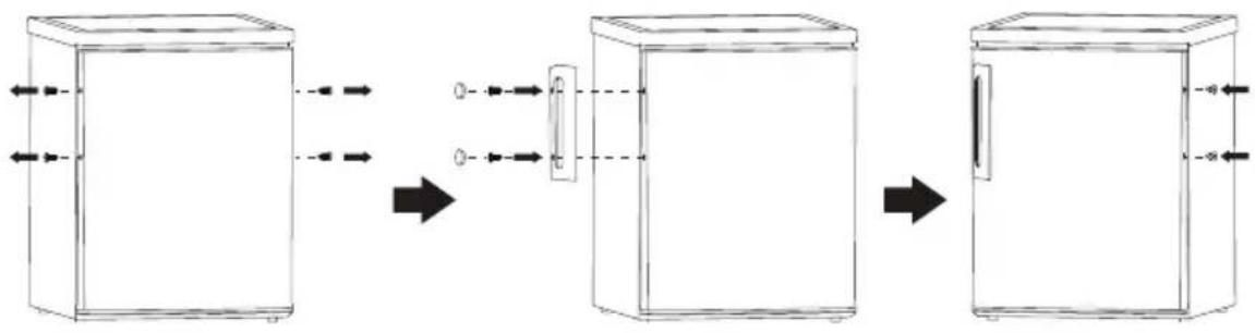HOOVER HOOHS58EWK - Αντιστροφή πόρτας - 6