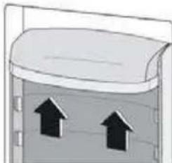 HOOVER HOOHS58EWK - Positioning the door balconies - 1