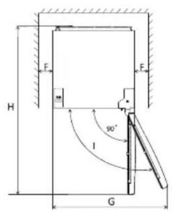HOOVER HOOHS58EWK - Reversibilitatea uşii - 8