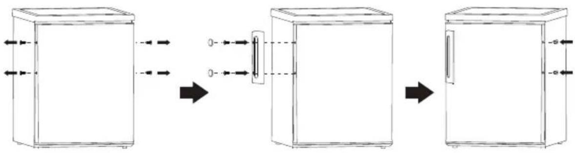 HOOVER HOOHS58EWK - Odwracalność drzwi - 6