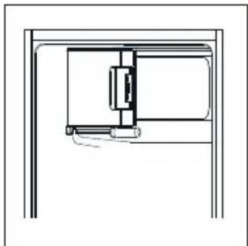 HOOVER HOOHS58EWK - Reversibilitatea uşii - 5