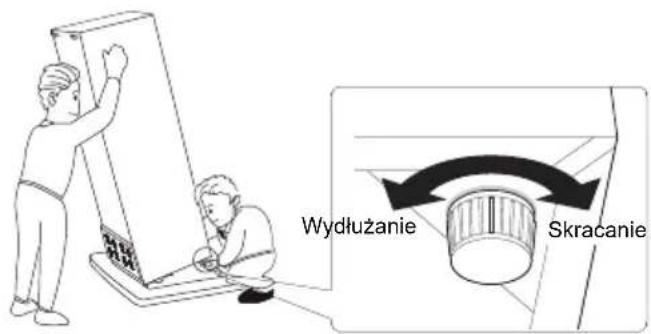 HOOVER HOOHS58EWK - Poziomowanie urządzenia - 1