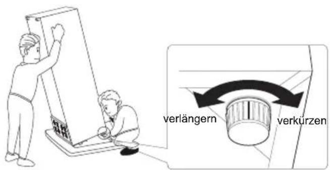 HOOVER HOOHS58EWK - Verstellen des Geräts - 1