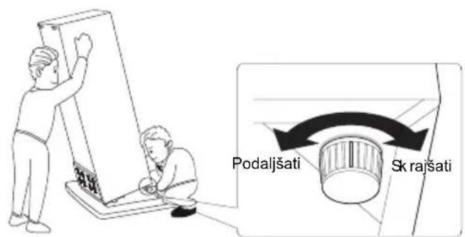 HOOVER HOOHS58EWK - Spreminjanje strani odpipanja vrat - 6