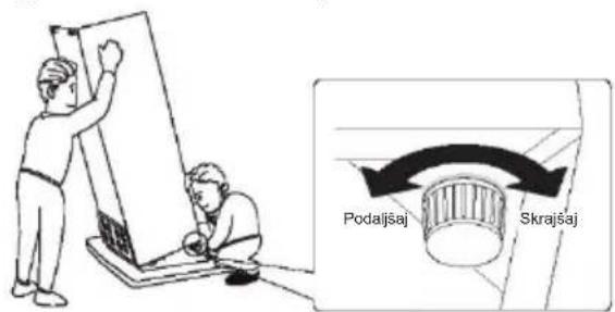 HOOVER HOCH1T518EXK - Postavitev naprave v vodoravni položaj - 1