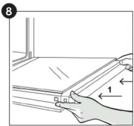 HOOVER HOC5M0478INWF - CHANGING THE BULB - 8
