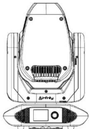 INFINITY S201 - Position de la lyre / valeurs DMX - 1