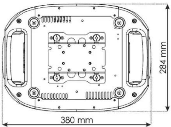 380 mm 284 mm