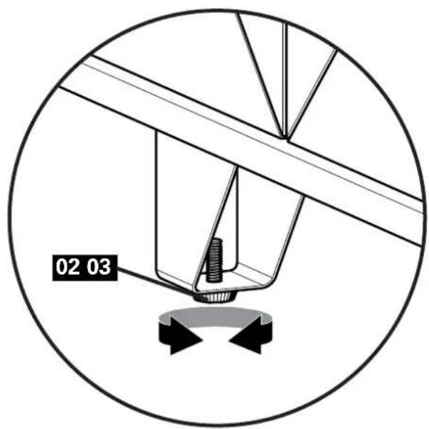 SANUS Trillium 63 - Parts for STEP 9 - 23