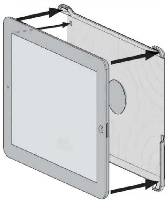 SANUS VTM7 - Install iPad® in Holder - 1