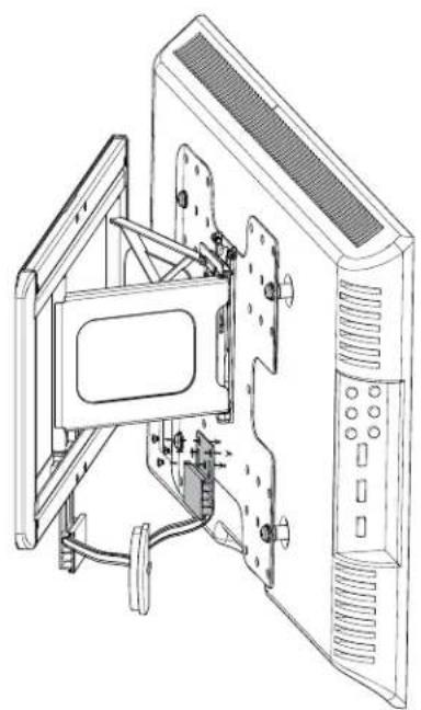 SANUS VMF408 - Complete Cable Management Installation (Optional) - 1