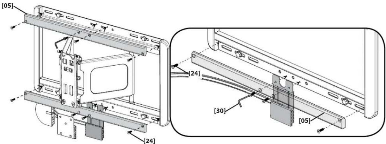 SANUS VMF408 - Install Wall Plate Covers and Cable Management (Optional) - 1