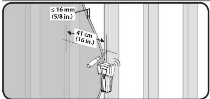 SANUS VMF408 - 3-1 Locate studs and mark the wall - 1