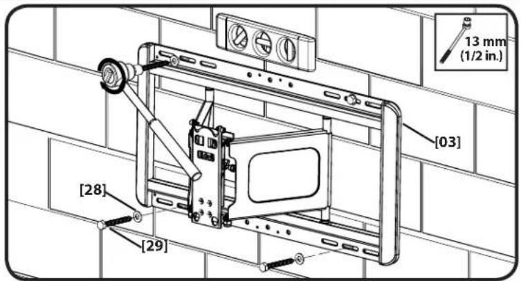 SANUS VMF408 - 3-2 Insert anchors and lag bolts - 2