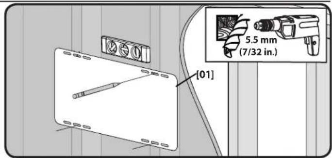 SANUS VMF408 - 3-1 Locate studs and mark the wall - 2