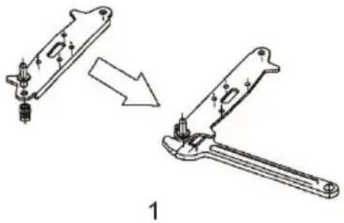 HOOVER HOCH1T518EBK - Sprememba smeri odpiranja vrat - 7