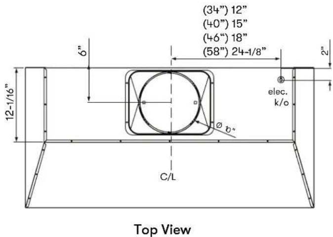 Zephyr Spruce AK9846BS - Hood Specifications - 2