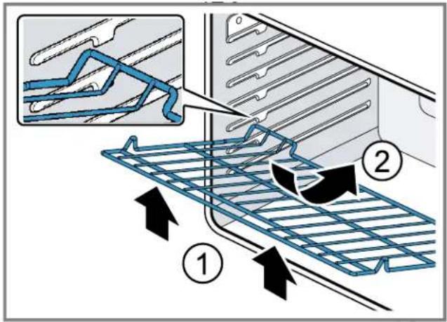 BOSCH HII8047C - Insertion de la grille métallique - 1