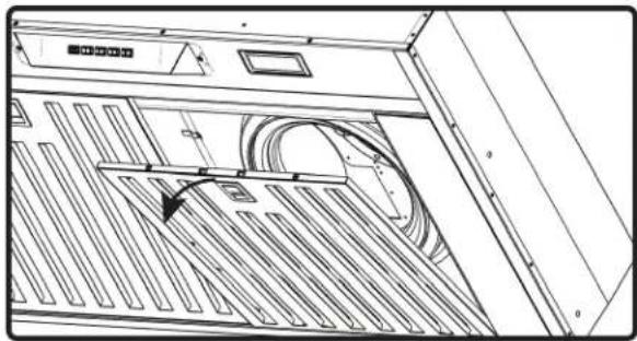 Zephyr Monsoon Mini II AK9540AS - Removing Hybrid Baffle Filters (FIG. F): - 1