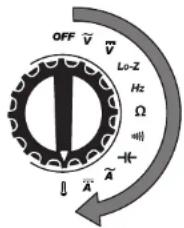 OFF V̅ V̅ Lo-Z Hz Ω A̅ A̅