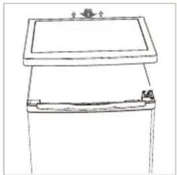 HOOVER HOLHS58EWK - Réversibilité de la porte - 2
