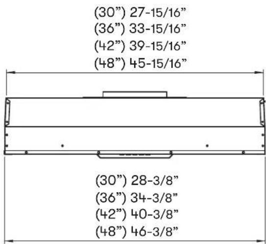 Zephyr Monsoon Mini II AK9534AS - Hood Specifications - 3