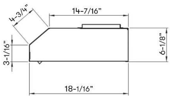 Zephyr Monsoon Mini II AK9534AS - Hood Specifications - 2