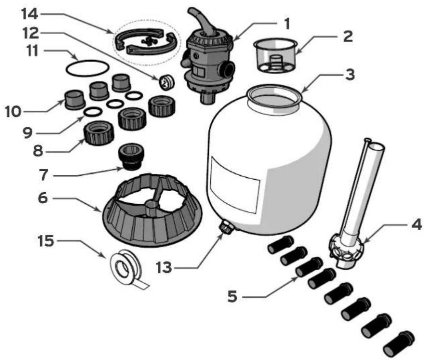 Jandy SFTM24-2.0 - SFTM22-1.5 - 1