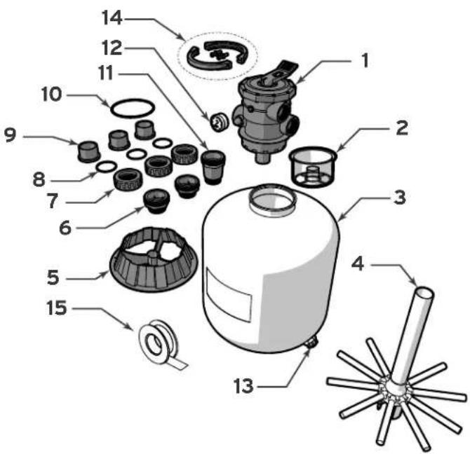 Jandy SFTM24-2.0 - SFTM22-1.5 - 2