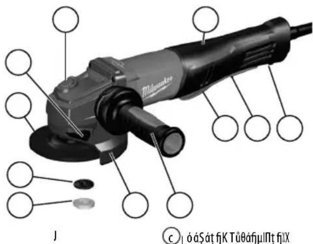 MILWAUKEE AGV 13-125 XSPDEB - ! L L NK - 1