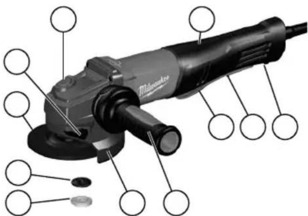 MILWAUKEE AGV 13-125 XSPDEB - Uo∅∅s" Es" øOK - 3