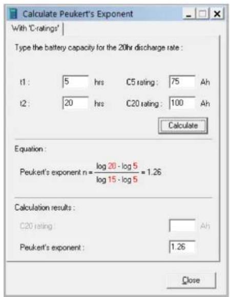 VICTRON ENERGY Lynx Shunt VE.Can - La formule de Peukert - 1