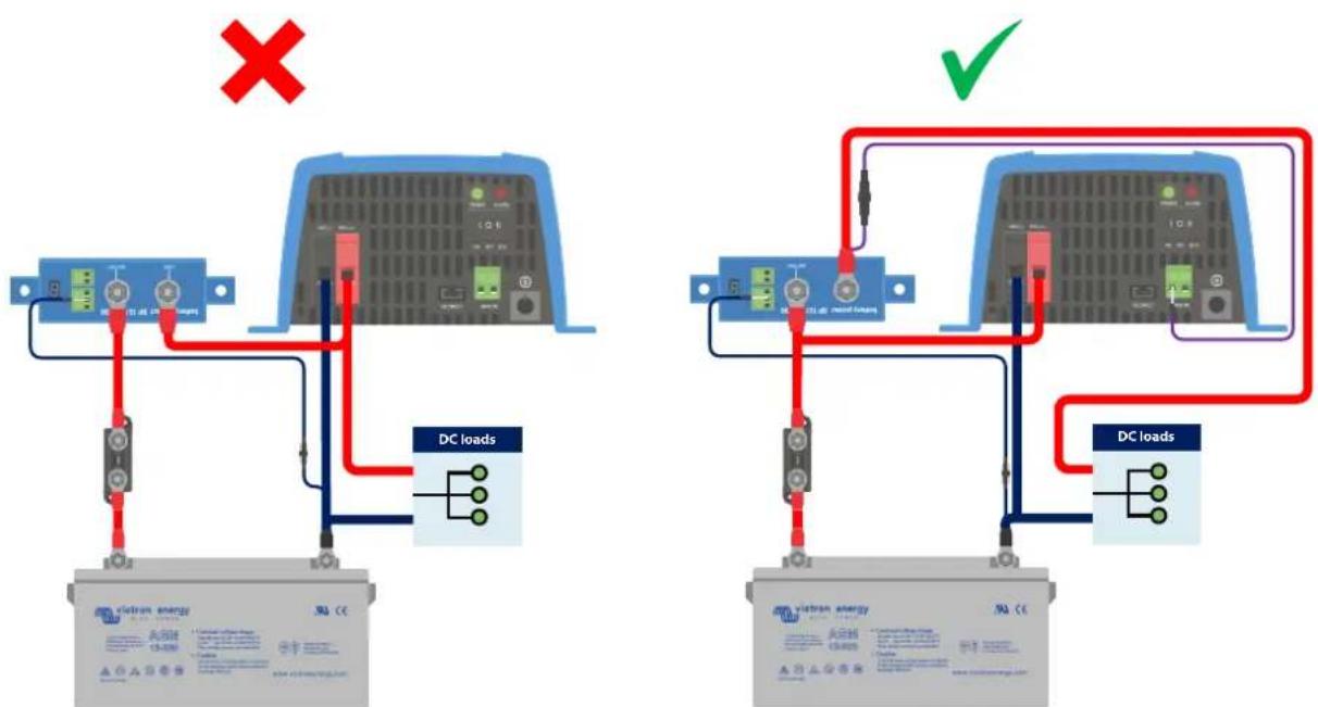 VICTRON ENERGY BatteryProtect 12/24V - Avertissement lors de la connexion de convertisseurs et de convertisseurs/chargeurs - 2