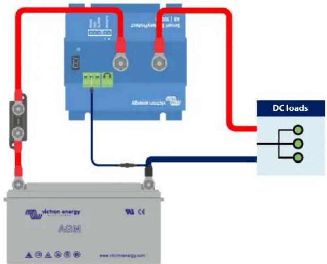 VICTRON ENERGY Smart BatteryProtect 12/24V - Smart BatteryProtect dans un système simple - 1