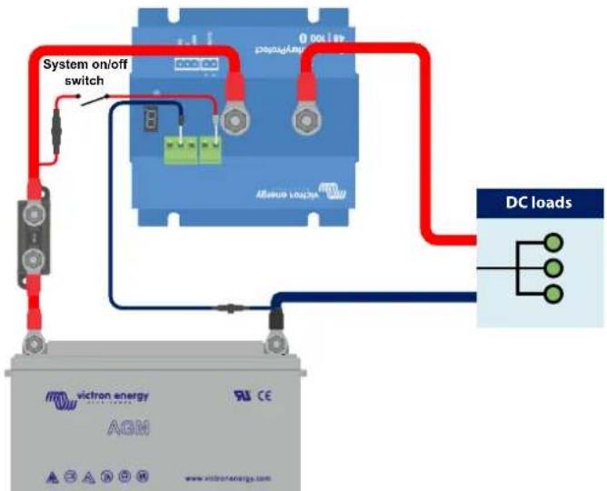 VICTRON ENERGY Smart BatteryProtect 12/24V - Smart BatteryProtect dans un système simple - 2