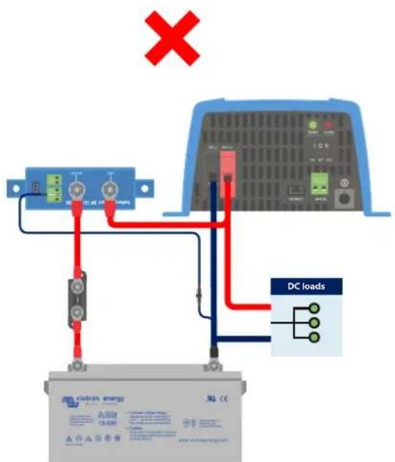 VICTRON ENERGY Smart BatteryProtect 12/24V - Avertissement lors de la connexion de convertisseurs et de convertisseurs/chargeurs - 2