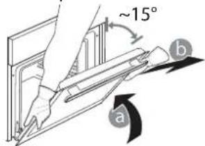 WHIRLPOOL AKZ9S 8271 IX - RIMOZIONE E MONTAGGIO DELLA PORTA - 2