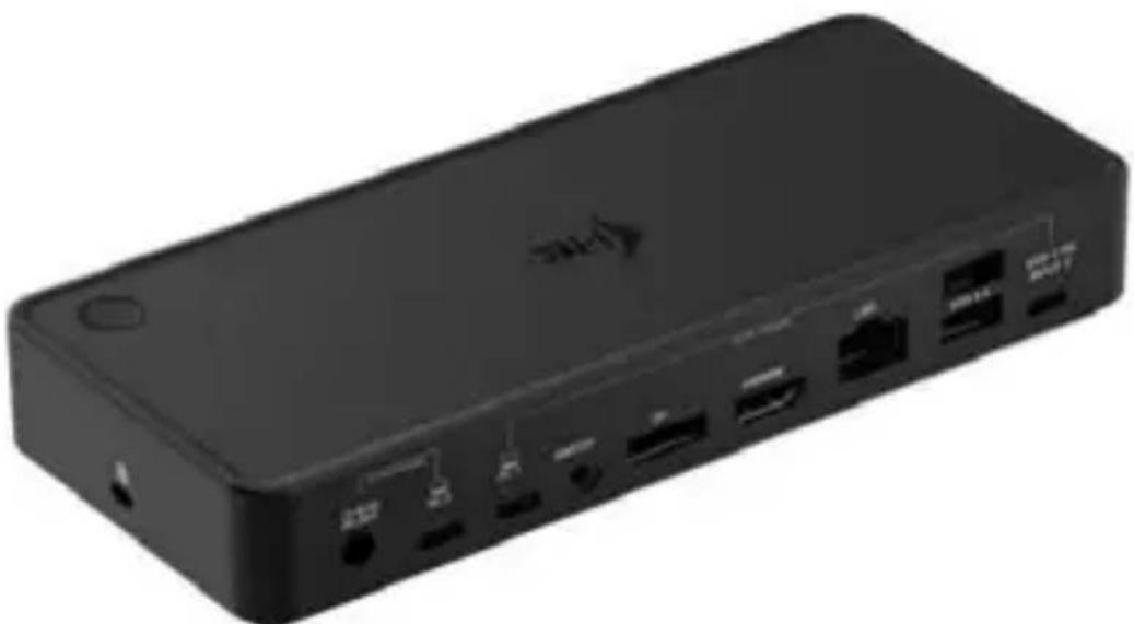 i-TEC C31DUALKVMDOCKPD - USB-C KVM Dual Display Docking Station with Power Delivery - 1