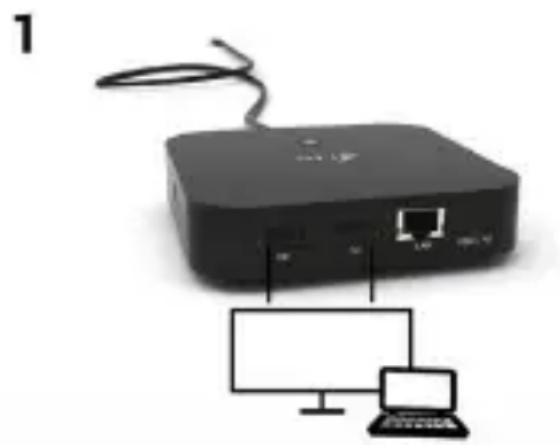 i-TEC C31DUALDPDOCKPD - CONNECTING A DISPLAYPORT MONITOR - 1