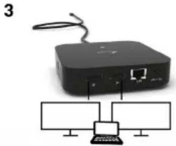 i-TEC C31DUALDPDOCKPD - CONNESSIONE DI UN MONITOR DISPLAYPORT - 3
